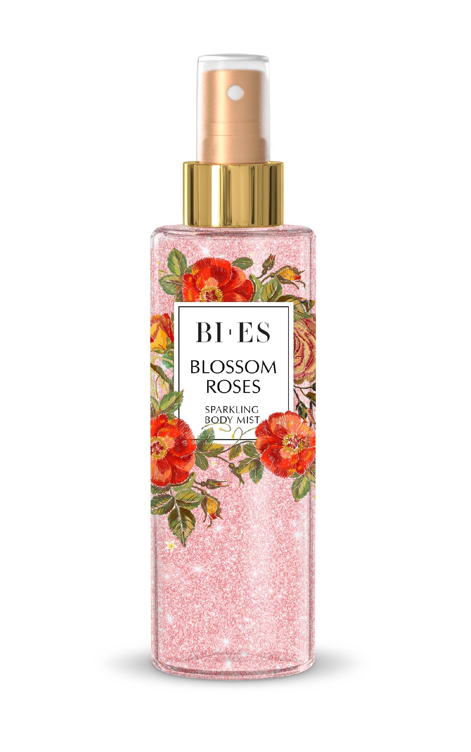 Bi Es Sparkling Body Mist Mgielka Do Ciala Rozswietlajaca Blossom Roses